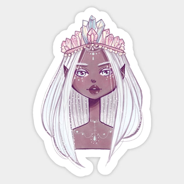 Magic Girl Crystal Queen Sticker by Alina.soul.notes